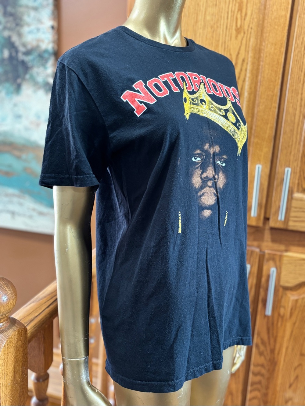 Notorious Graphic Short Sleeve Tee - Black & Yellow - Picture 2 of 7